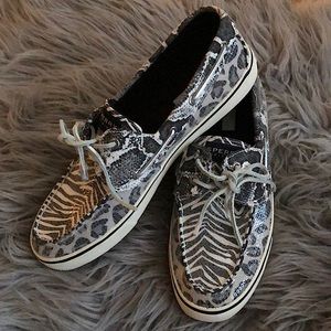 Sperry Animal Print Top-Siders